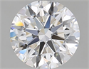 Lab Grown Diamond 1.09 Carats, Round with Ideal Cut, E Color, VS1 Clarity and Certified by IGI