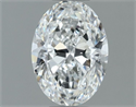 Diamante Natural 0.90 quilates, Ovalado , Color F, claridad SI2 y certificado GIA
