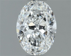 Picture of Natural Diamond 0.90 Carats, Oval with  Cut, F Color, SI2 Clarity and Certified by GIA