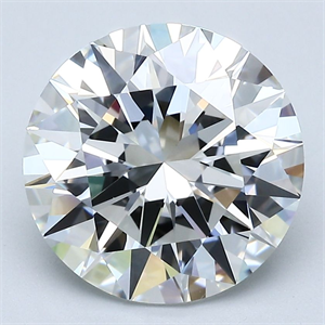 Picture of Natural Diamond 4.03 Carats, Round with Excellent Cut, G Color, VS1 Clarity and Certified by GIA