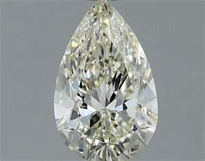 Picture of Natural Diamond 0.71 Carats, Pear with  Cut, K Color, VVS2 Clarity and Certified by IGI