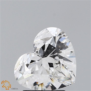 Picture of Natural Diamond 2.05 Carats, Heart with  Cut, F Color, SI2 Clarity and Certified by GIA