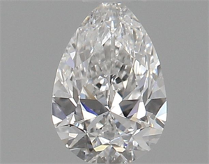 Foto Diamante Natural 0.30 quilates, De pera , Color E, claridad VVS1 y certificado GIA de