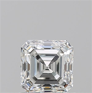 Picture of Natural Diamond 1.01 Carats, Asscher with  Cut, H Color, VS2 Clarity and Certified by GIA