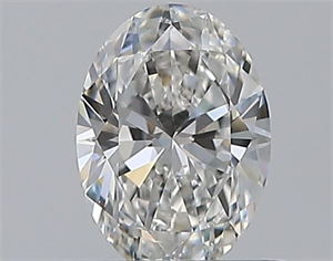 Foto Diamante Natural 0.52 quilates, Ovalado , Color F, claridad VS2 y certificado GIA de