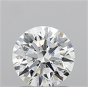 Lab Grown Diamond 1.01 Carats, Round with Ideal Cut, E Color, IF Clarity and Certified by IGI