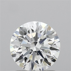 Picture of Lab Grown Diamond 1.01 Carats, Round with Ideal Cut, E Color, IF Clarity and Certified by IGI