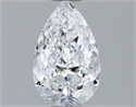 Natural Diamond 0.70 Carats, Pear with  Cut, D Color, SI1 Clarity and Certified by GIA