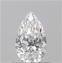 Diamante Natural 0.52 quilates, De pera , Color D, claridad SI1 y certificado GIA