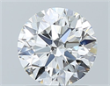 Natural Diamond 1.01 Carats, Round with Excellent Cut, F Color, SI2 Clarity and Certified by GIA