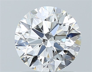 Picture of Natural Diamond 1.01 Carats, Round with Excellent Cut, F Color, SI2 Clarity and Certified by GIA