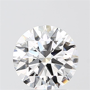 Picture of Lab Grown Diamond 2.09 Carats, Round with Ideal Cut, E Color, VVS1 Clarity and Certified by IGI