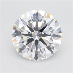 Picture of Lab Grown Diamond 5.02 Carats, Round with Ideal Cut, D Color, VVS2 Clarity and Certified by IGI