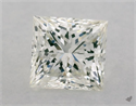 Natural Diamond 1.06 Carats, Princess with  Cut, J Color, VVS2 Clarity and Certified by GIA