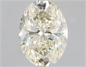 Natural Diamond 1.52 Carats, Oval with  Cut, L Color, VVS1 Clarity and Certified by GIA