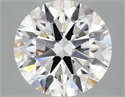 Lab Grown Diamond 5.09 Carats, Round with Ideal Cut, D Color, VS1 Clarity and Certified by IGI