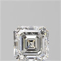 Diamante Natural 0.90 quilates, Asscher , Color G, claridad VS2 y certificado GIA