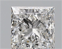 Natural Diamond 0.70 Carats, Princess with  Cut, E Color, SI1 Clarity and Certified by GIA