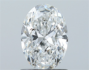 Picture of Natural Diamond 1.00 Carats, Oval with  Cut, E Color, SI2 Clarity and Certified by GIA