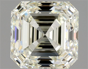 Picture of Natural Diamond 1.01 Carats, Asscher with  Cut, L Color, VVS2 Clarity and Certified by GIA