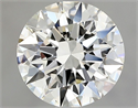 Diamante Natural 2.08 quilates, Redondo , Color F, claridad IF y certificado GIA