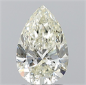 Natural Diamond 1.50 Carats, Pear with  Cut, J Color, SI2 Clarity and Certified by IGI