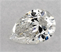 Natural Diamond 2.00 Carats, Pear with  Cut, F Color, I1 Clarity and Certified by GIA