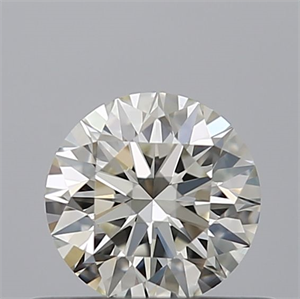Picture of Natural Diamond 0.40 Carats, Round with Excellent Cut, I Color, VVS2 Clarity and Certified by IGI