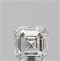 Diamante Natural 1.01 quilates, Asscher , Color I, claridad VS2 y certificado GIA