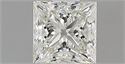 Diamante Natural 0.54 quilates, Princesa , Color I, claridad VVS2 y certificado IGI