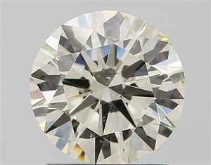 Picture of Natural Diamond 1.50 Carats, Round with Excellent Cut, K Color, SI1 Clarity and Certified by IGI