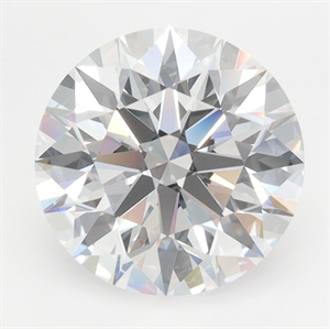 Picture of Lab Grown Diamond 3.50 Carats, Round with Ideal Cut, D Color, IF Clarity and Certified by IGI