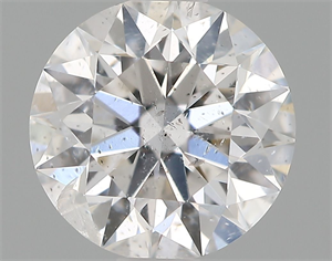 Picture of Natural Diamond 0.81 Carats, Round with Excellent Cut, E Color, I1 Clarity and Certified by IGI