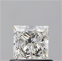 Natural Diamond 0.70 Carats, Princess with  Cut, I Color, VVS2 Clarity and Certified by GIA