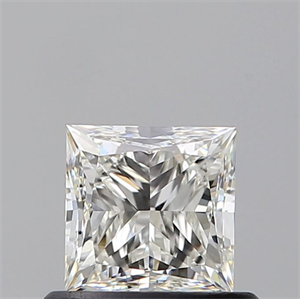 Picture of Natural Diamond 0.70 Carats, Princess with  Cut, I Color, VVS2 Clarity and Certified by GIA