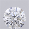 Natural Diamond 2.19 Carats, Round with Excellent Cut, E Color, VVS2 Clarity and Certified by GIA