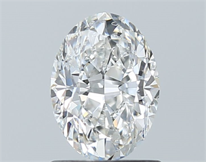 Picture of Natural Diamond 1.01 Carats, Oval with  Cut, E Color, SI2 Clarity and Certified by GIA
