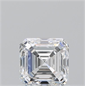 Diamante Natural 0.91 quilates, Asscher , Color F, claridad VS2 y certificado GIA