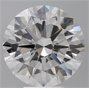 Lab Grown Diamond 6.58 Carats, Round with Excellent Cut, E Color, VVS2 Clarity and Certified by IGI