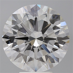 Picture of Lab Grown Diamond 6.58 Carats, Round with Excellent Cut, E Color, VVS2 Clarity and Certified by IGI