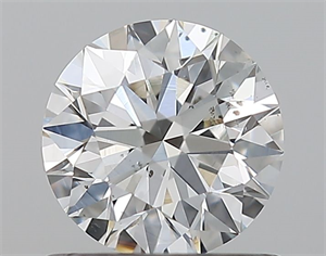 Picture of Natural Diamond 0.79 Carats, Round with Excellent Cut, F Color, SI2 Clarity and Certified by GIA