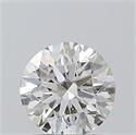 Natural Diamond 1.01 Carats, Round with Excellent Cut, I Color, SI2 Clarity and Certified by GIA