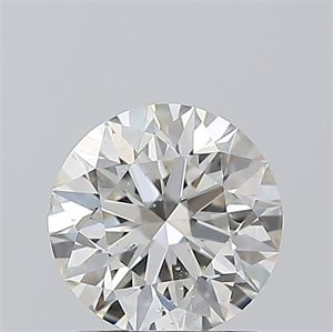 Picture of Natural Diamond 1.01 Carats, Round with Excellent Cut, I Color, SI2 Clarity and Certified by GIA