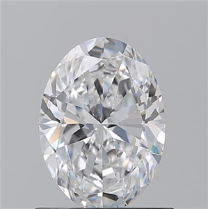 Picture of Natural Diamond 0.90 Carats, Oval with  Cut, D Color, VS2 Clarity and Certified by GIA