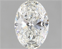 Natural Diamond 0.50 Carats, Oval with  Cut, G Color, VS1 Clarity and Certified by GIA