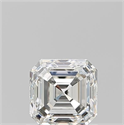 Diamante Natural 0.90 quilates, Asscher , Color H, claridad VVS2 y certificado GIA
