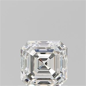 Foto Diamante Natural 0.90 quilates, Asscher , Color H, claridad VVS2 y certificado GIA de