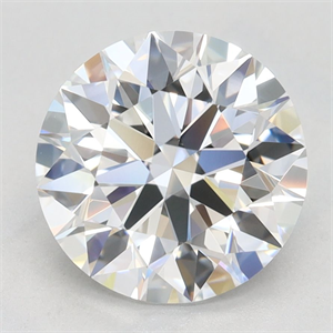 Picture of Lab Grown Diamond 2.52 Carats, Round with Excellent Cut, D Color, VVS1 Clarity and Certified by GIA
