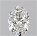 Natural Diamond 1.01 Carats, Oval with  Cut, I Color, SI2 Clarity and Certified by GIA