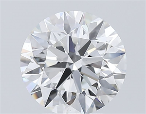 Picture of Lab Grown Diamond 2.81 Carats, Round with Excellent Cut, G Color, VS1 Clarity and Certified by IGI